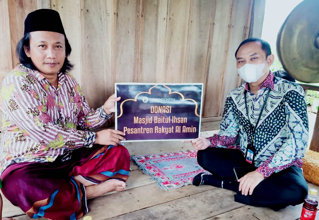 Karyawan BI Malang Salurkan Donasi Masjid Baitul Ihsan Pesantren Rakyat