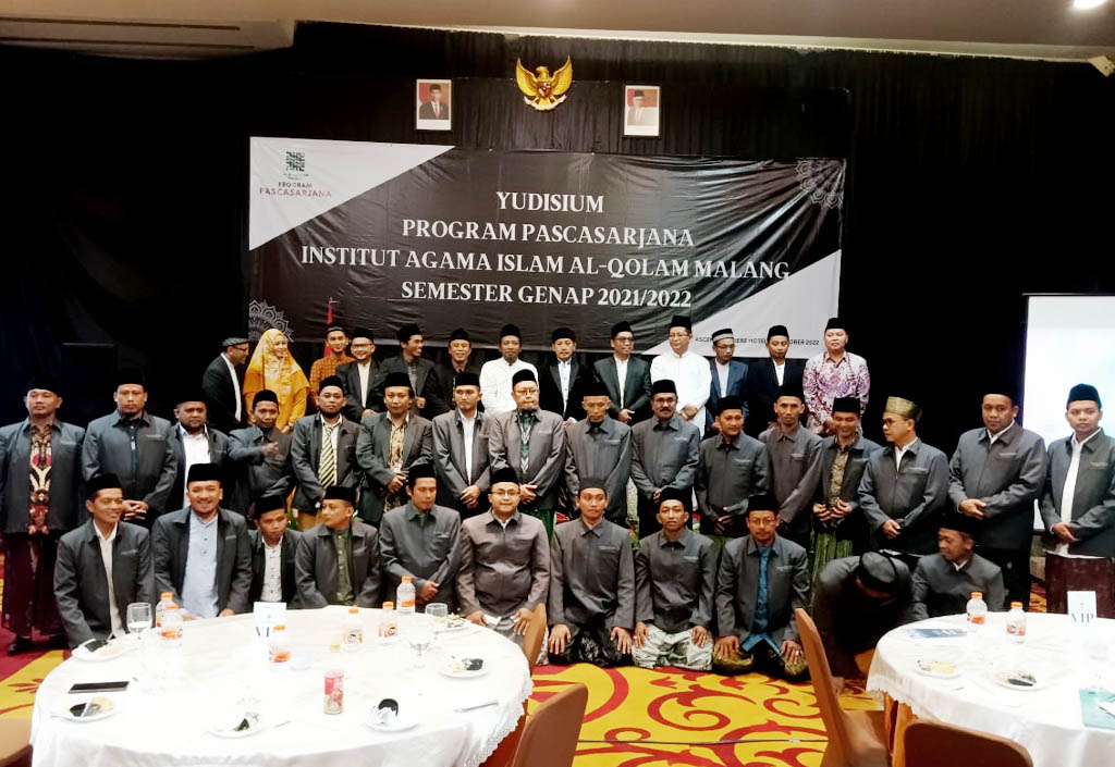 40 Mahasiswa Yudisium Pascasarjana IAI Al-Qolam Malang 2021-2022