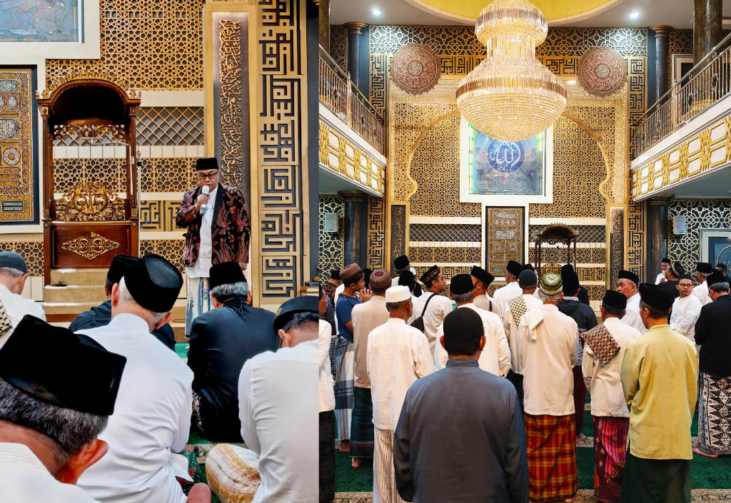 KH M Ilyas Thohari Wafat, Pengasuh Pesantren, Guru Besar dan Akademisi Hadiri Shalat Jenazah - 3