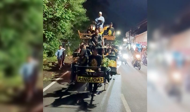 Pengajian di Sawojajar Malang, Kiai Sableng Diiringi King Joas Perkusi