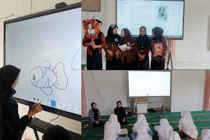 Santri Pesantren Rakyat Belajar Interaktif Lewat Smartboard Bantuan Presiden