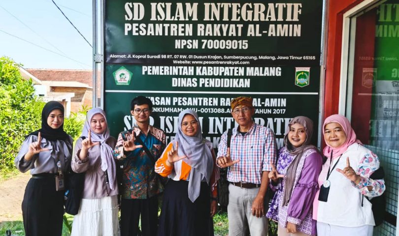 Kunjungan Balai Bahasa Jatim ke SDII Pesantren Rakyat, Perkuat Literasi Sekolah