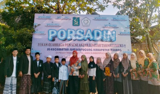 11 Santri Pesantren Rakyat Al-Amin Ikuti Porsadin VII Kecamatan Sumberpucung