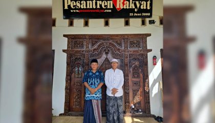 Pengasuh PP Darul Anwar Al-Maliki Silaturahmi ke Pesantren Rakyat, Bahas IJOP Pesantren