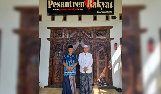 Pengasuh PP Darul Anwar Al-Maliki Silaturahmi ke Pesantren Rakyat, Bahas IJOP Pesantren
